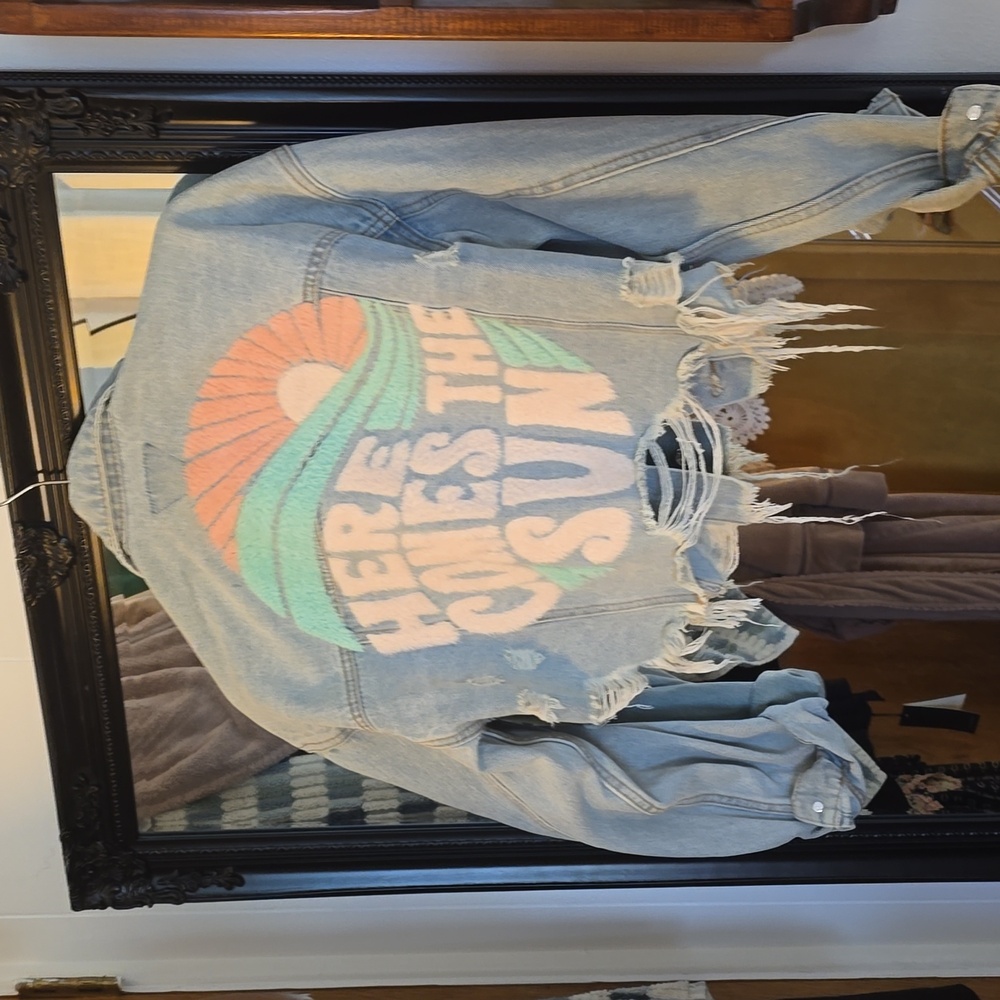 Adel Kasza cropped denim jacket